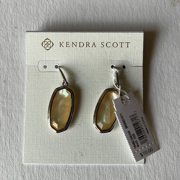 NWT Kendra Scott Dani Abalone Earrings - Picture 5 of 7